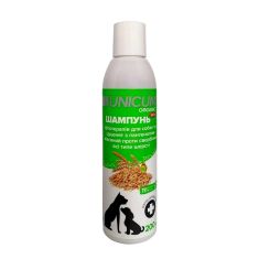 Шампунь для тварин Unicum ORGANIC для собак з пантенолом та екстрактом вівса 200 мл (4820150206253)
