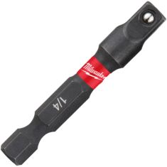 Адаптер для інструменту Milwaukee ShW з 1/4"HEX на 1/4" квадратный хвостовик (4932471826)