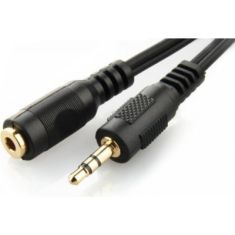 Кабель мультимедійний 3.5mm M to 3.5mm F 5.0m Cablexpert (CCA-421S-5M)