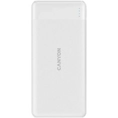 Батарея універсальна Canyon PB-109 10000 mAh PD/18W QC/3.0/20W White (CNE-CPB1009W)