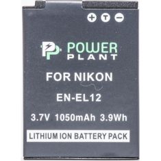 Акумулятор до фото/відео PowerPlant Nikon EN-EL12 (DV00DV1242)