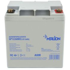 Батарея до ДБЖ Merlion 12V-26Ah (GP12260M5)