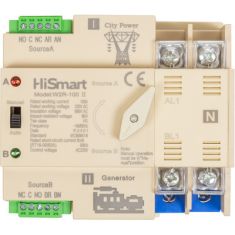 Автоматичний вимикач HiSmart W2R-2P 220V 100A (HS082482)
