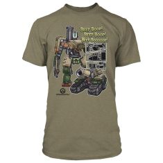 Футболка Jinx Overwatch - Roll Out Premium Tee Olive Heather, L (JINX-8157 OLL)