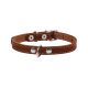 Нашийник для тварин Collar одинарний Ш 14 мм Д 27-35 см коричневий (00036)