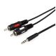Кабель мультимедійний 3.5mm M to 2xRCA M Atcom (10708)