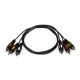 Кабель мультимедійний 3xRCA M to 3xRCA M 3.0m Atcom (10712)