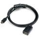 Перехідник OTG USB 2.0 AF to Mini 5P 0.8m Atcom (12821)