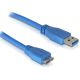 Дата кабель USB 3.0 AM to Micro B 1.8m Atcom (12826)