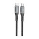 Дата кабель USB-C to USB-C 2.0m CBGPD100WTT2 100W Intaleo (1283126559570)