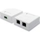 Комп'ютерна розетка Atcom RJ45 x2 UTP 5e (15254)