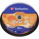 Диск DVD Verbatim 4.7Gb 16X CakeBox 10шт (43523)