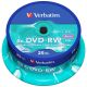 Диск DVD Verbatim 4.7Gb 4x CakeBox 25 шт silver (43639)