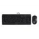 Комплект A4Tech F1512 Black (4711421957939)