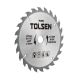 Диск пильний Tolsen пильний з ТВС напайками по дереву 254х60Т*30мм (76461)