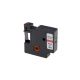 Стрічка для принтера етикеток UKRMARK RL-D-45017P-BK/RE, аналог DYMO S0720570, 12мм х 7м. (900298)
