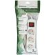 Мережевий подовжувач Defender S330 3.0 m 3 роз switch white (99234)