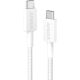 Дата кабель USB-C to USB-C 1.8m 322 White Anker (A81F6H21)