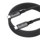 Дата кабель USB-C to USB-C 1.0m USB4 40Gbps 240W 8K60Hz black Armorstandart (ARM81921)