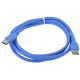 Дата кабель USB 3.0 AM/AF 1.8m Cablexpert (CCP-USB3-AMAF-6)