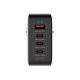 Зарядний пристрій ColorWay Power Delivery GaN (USB-A + 3USB TYPE-C) (100W) (CW-CHS047PD-BK)