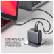 Зарядний пристрій ColorWay Power Delivery GaN (USB-A + 3USB TYPE-C) (100W) (CW-CHS047PD-BK)