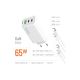 Зарядний пристрій ColorWay GaN Mini 65W PD Port PPS USB (USB-2C1A) cable Type-C&Lightning (CW-CHS058PDCL-WT)