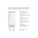 Зарядний пристрій ColorWay GaN Mini 65W PD Port PPS USB (USB-2C1A) cable Type-C&Lightning (CW-CHS058PDCL-WT)