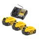 Набір акумулятор + зарядний пристрій DeWALT 10,8 - 54 В, 4A, 18В XR Li-Ion, 3 x 5Ah DCB184 (DCB1104P3)