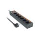 Мережевий фільтр живлення REAL-EL RS-6 EXTRA 5m, black (EL122300003)