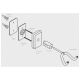 Тримач для гітари Gator Frameworks Wall Mount Guitar Hanger Black (GFW-GTR-HNGRBLK)