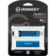 USB флеш накопичувач Kingston 32GB IronKey Keypad 200 AES-256 Encrypted Blue USB 3.2 (IKKP200/32GB)