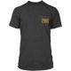 Футболка Jinx PUBG - Orange Logo Pocket Tee Charcoal Heather, L (JINX-8826 CHL)