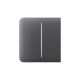 Накладна панель Ajax SideButton б/2-gang graphite