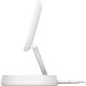 Зарядний пристрій Belkin 15W Magnetic Stand Qi2 20W adapter USB-C white (WIA008VFWH)