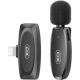 Мікрофон XO MKF08B з придушенням шуму lightning Black (XO MKF08B-IP)