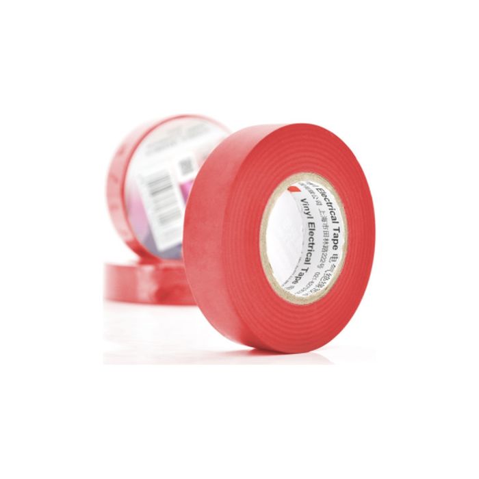 Ізоляційна стрічка 3M 0.15мм x 18мм x 20м Red, от -10°С до +80°С (0,15мм*18мм*20м_R)