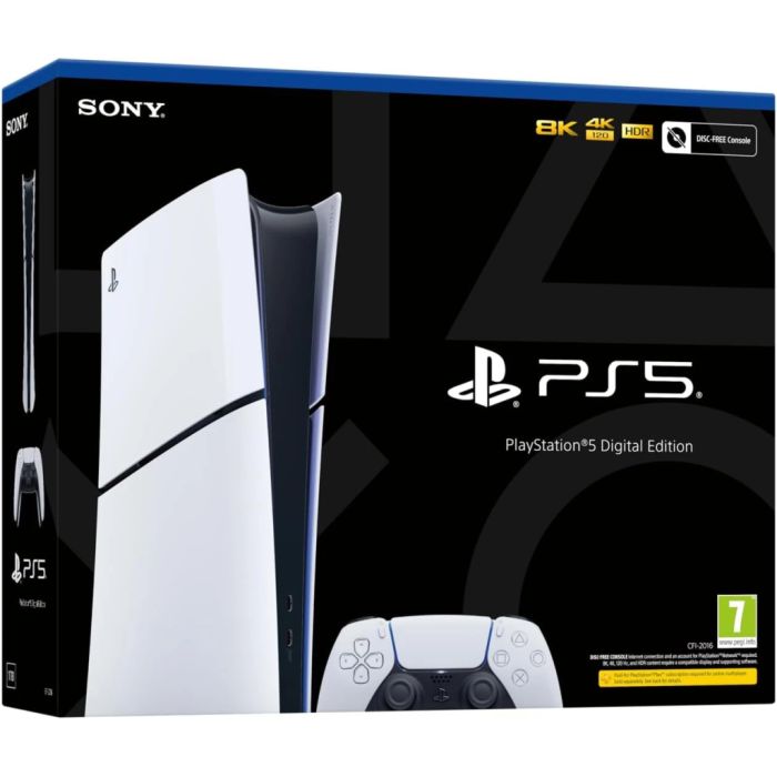 Ігрова консоль Sony Playstation 5 Slim Digital Edition 1 TB (1000040658 / 1068901)