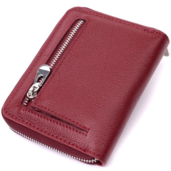 Гаманець ST Leather Шкіряний Бордовий (19485)