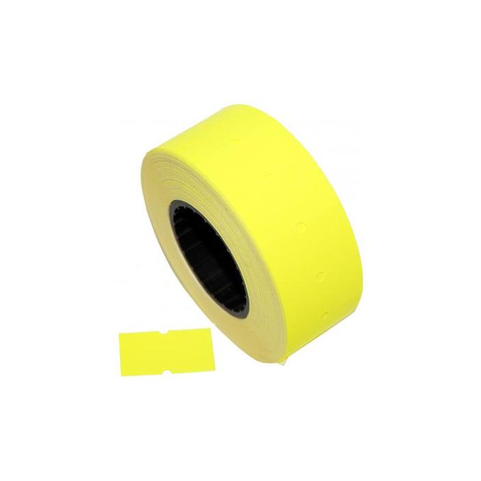 Етикет-стрічка Aurika 21х12 yellow (2112Y)