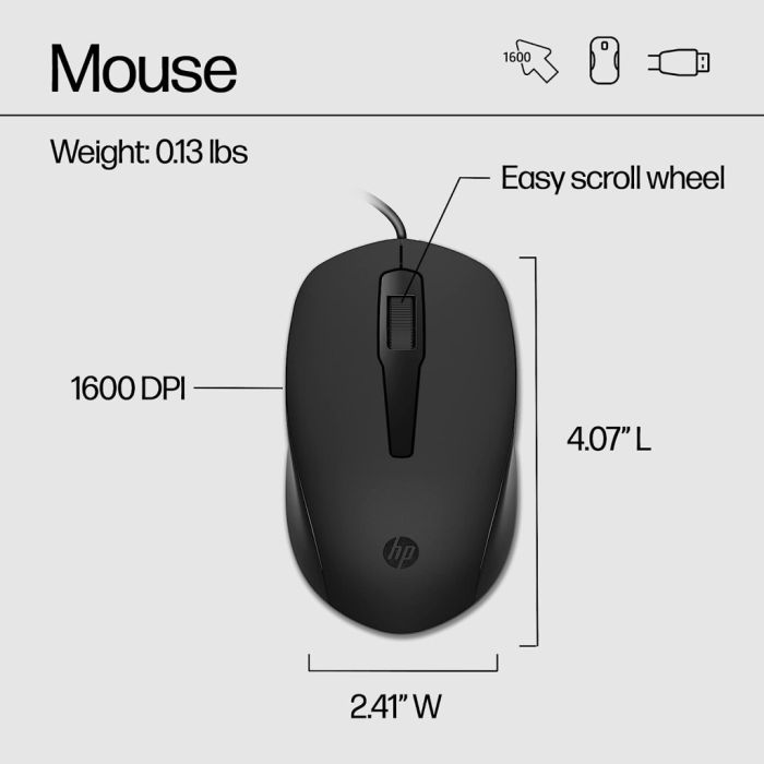 Комплект HP 150 USB Black (240J7AA)