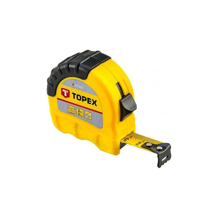 Рулетка Topex стальная лента 3 м x 16 мм (27C303)