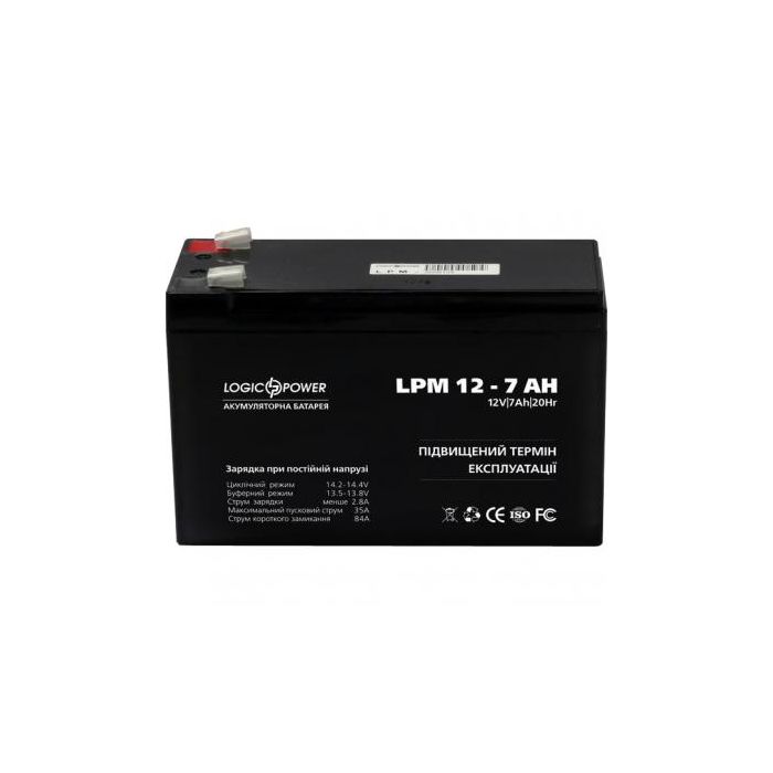 Батарея до ДБЖ LogicPower LPM 12В 7 Ач (3862)