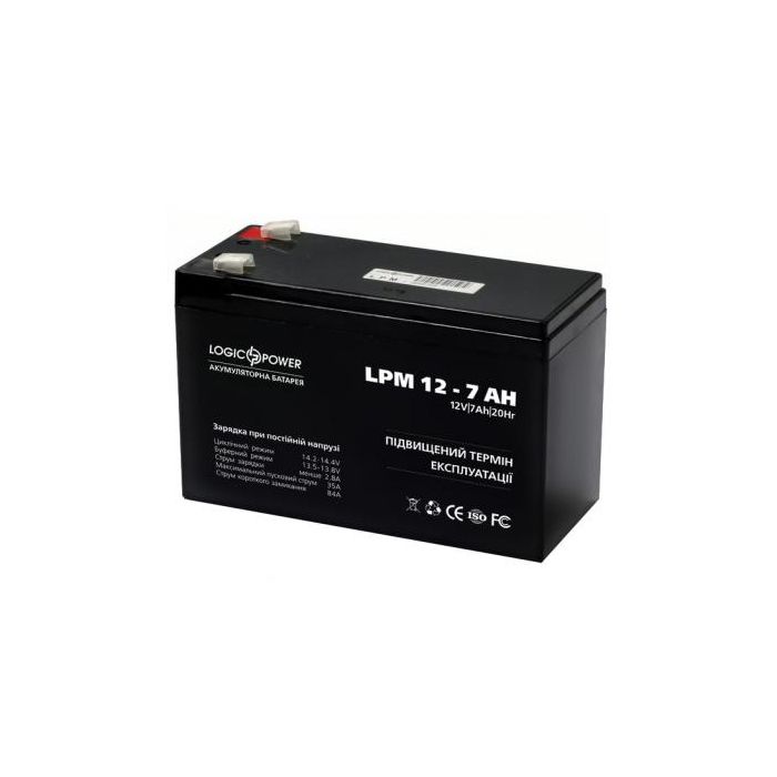Батарея до ДБЖ LogicPower LPM 12В 7 Ач (3862)