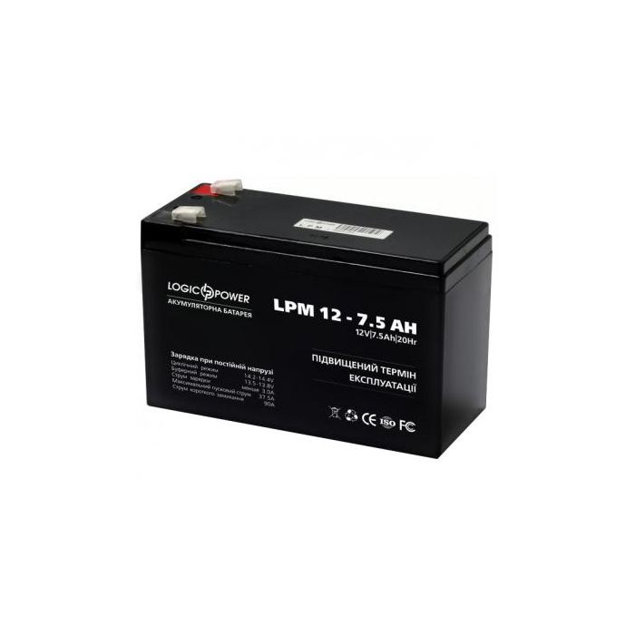 Батарея до ДБЖ LogicPower LPM 12В 7.5 Ач (3864)