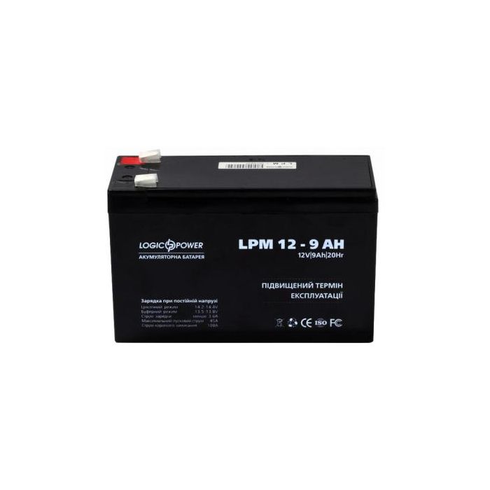 Батарея до ДБЖ LogicPower LPM 12В 9Ач (3866)