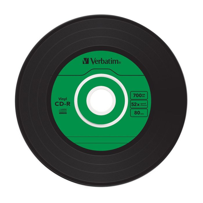 Диск CD Verbatim CD-R 700Mb 52x Slim case Vinyl AZO (43426)