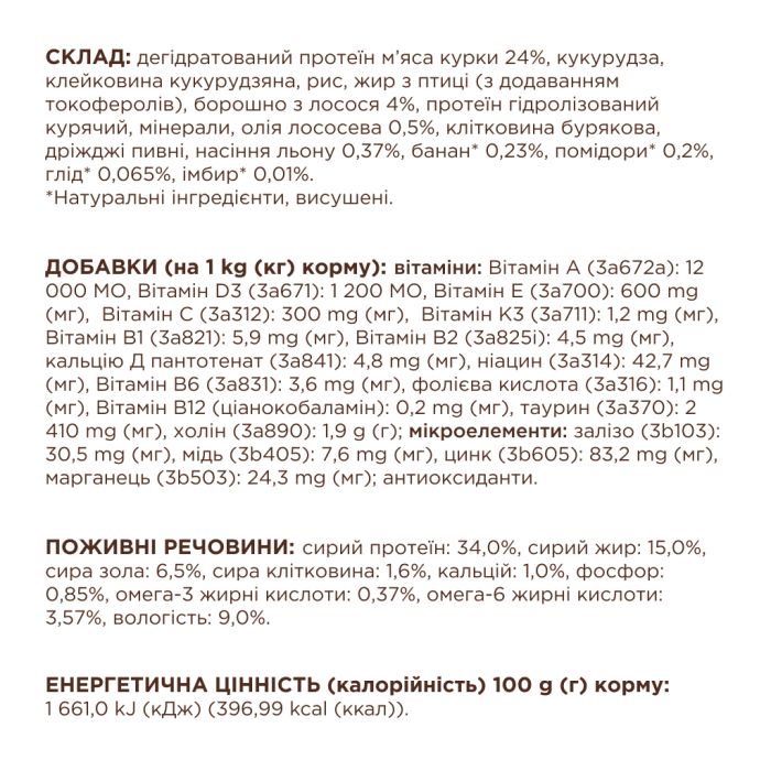 Сухий корм для кішок Club 4 Paws Premium для кошенят з лососем 5 кг (4820215369480)