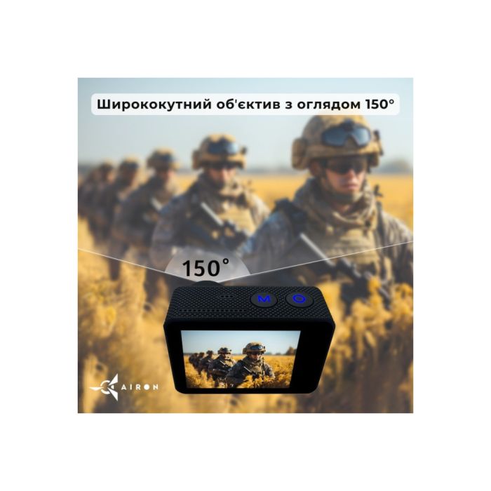 Екшн-камера AirOn ProCam 7 Black Tactical Helm Kit (4822356754511)