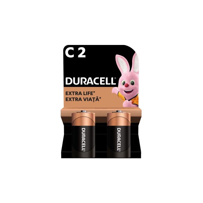Батарейка Duracell C LR14 лужна 2шт. в упаковці (5000394052529 / 81483545)